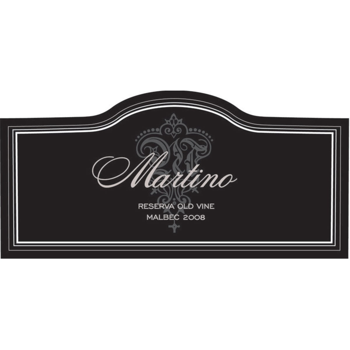 Fincas Don Martino Reserva Malbec 2008 Front Label