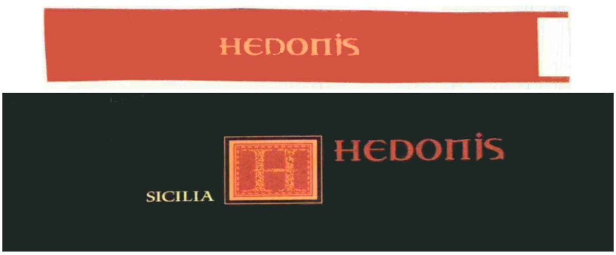 Arancio Hedonis 2006 Front Label