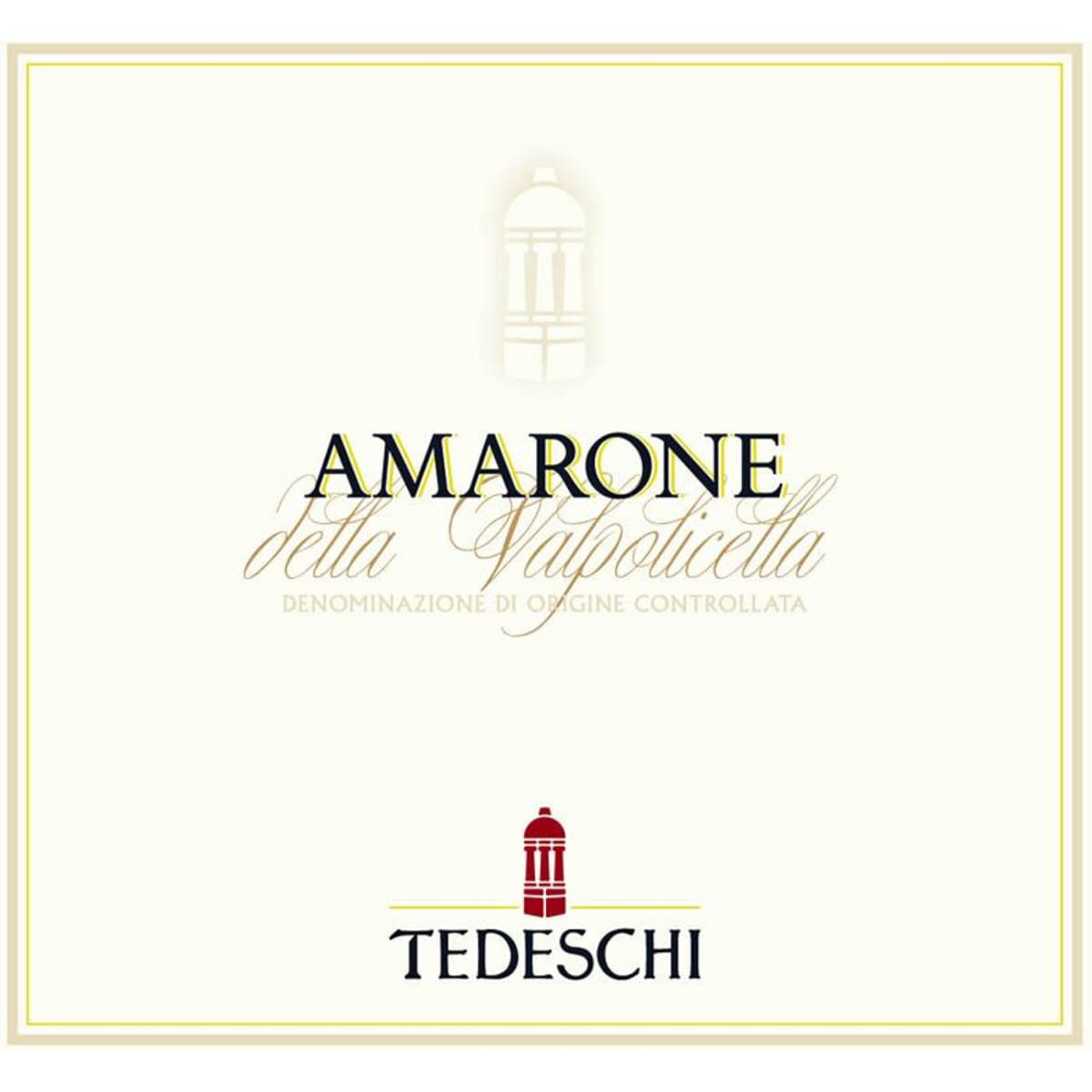 Tedeschi Amarone della Valpolicella 2008 Front Label