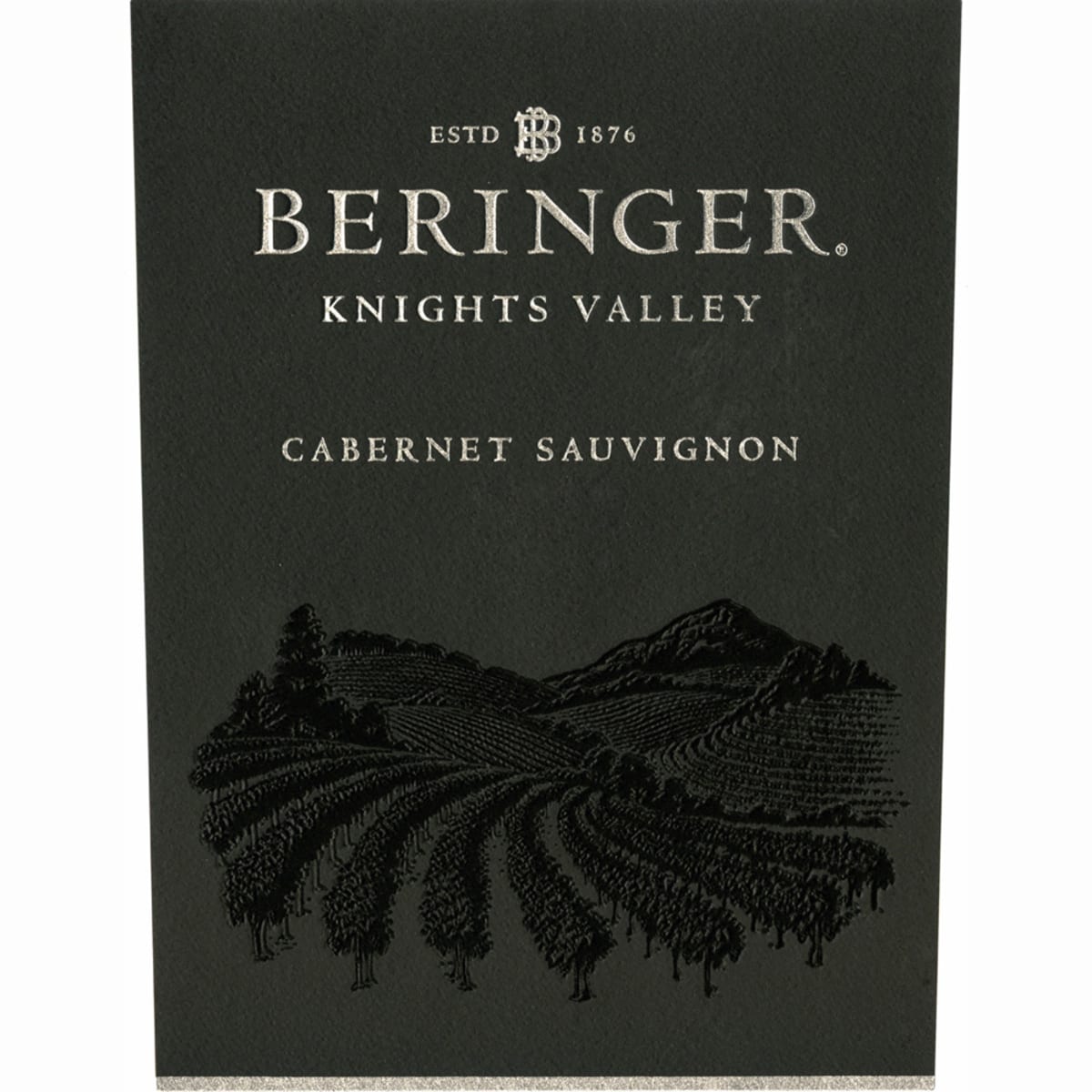 Beringer Knights Valley Reserve Cabernet Sauvignon 2008 Front Label