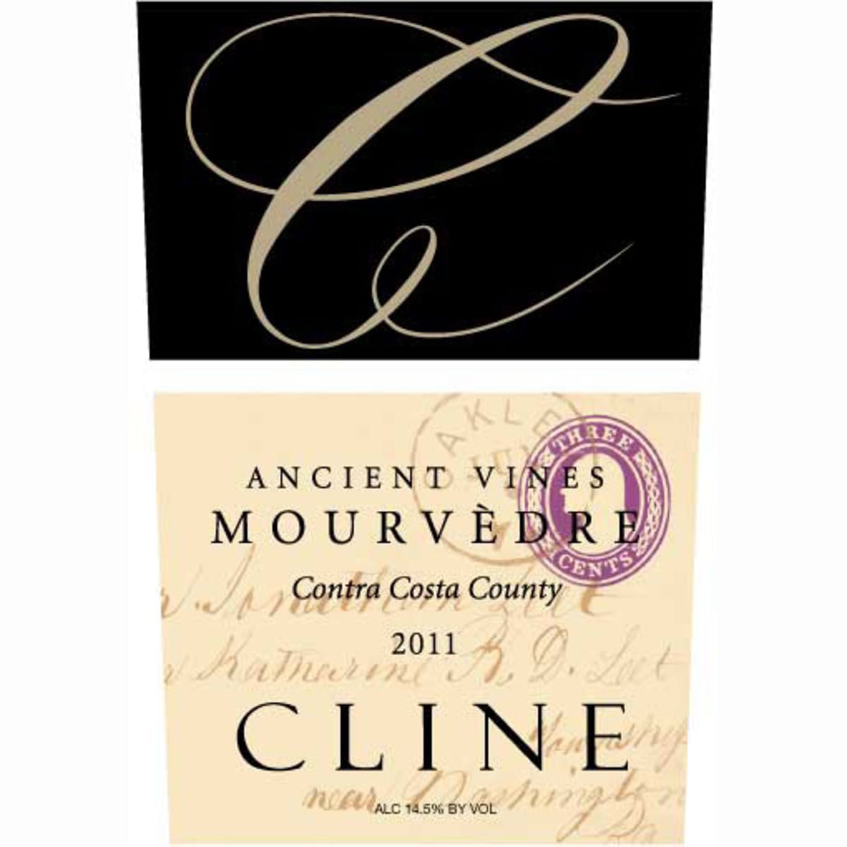 Cline Ancient Vines Mourvedre 2011 Front Label
