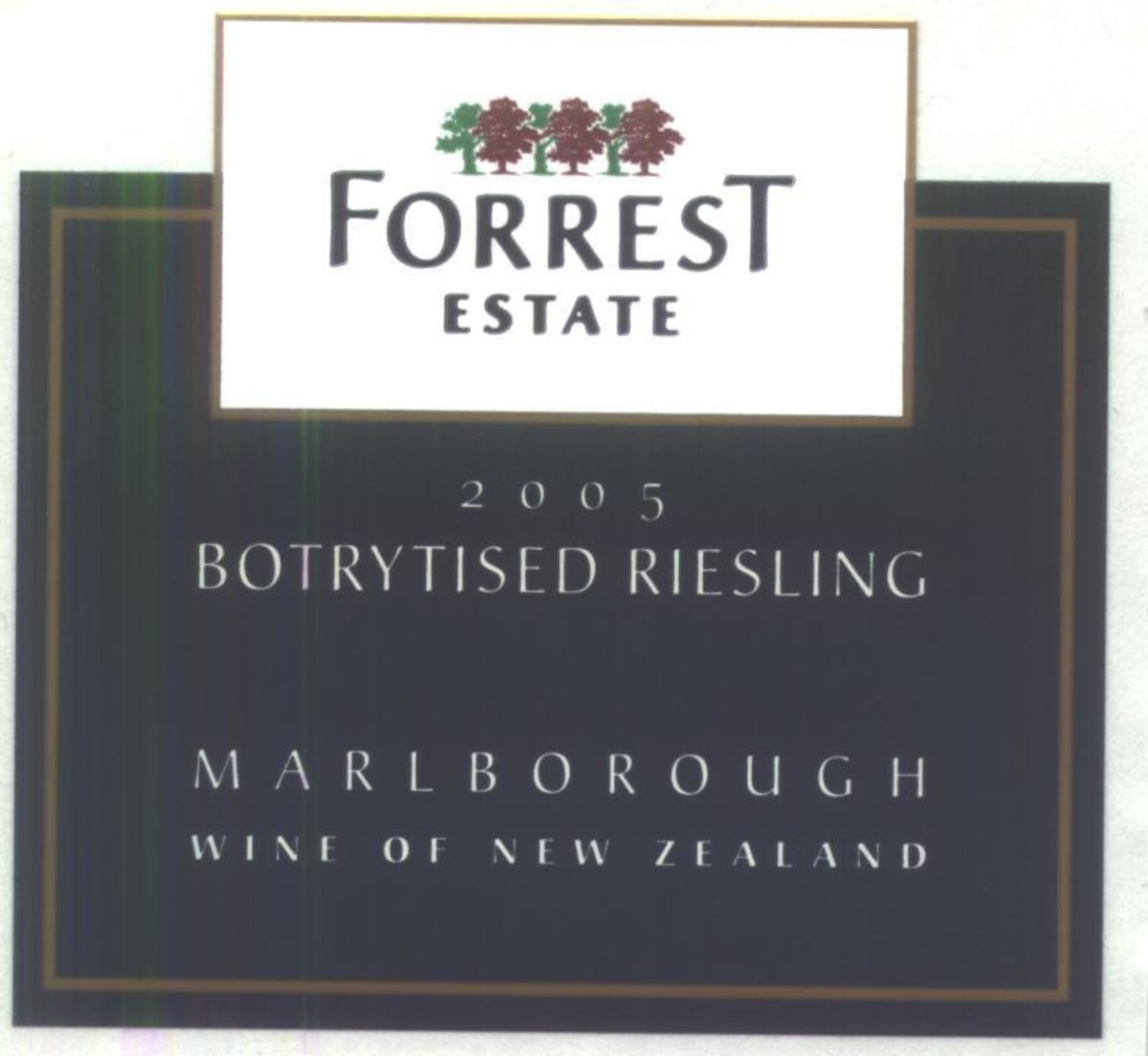 Forrest Estate Botrytised Riesling 2005 Front Label