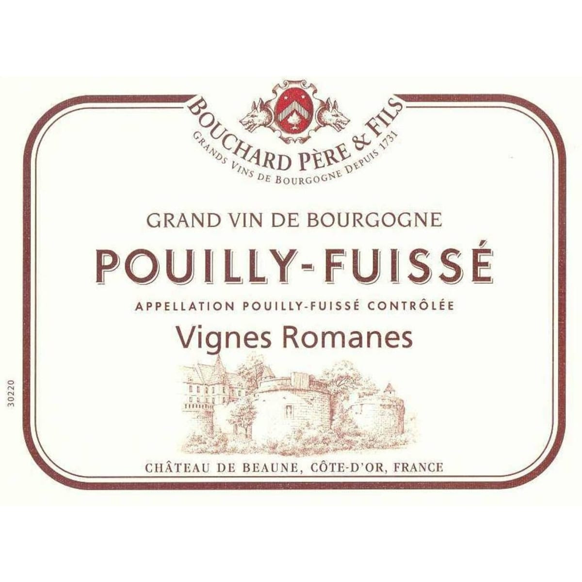 Bouchard Pere & Fils Pouilly-Fuisse 2011 Front Label