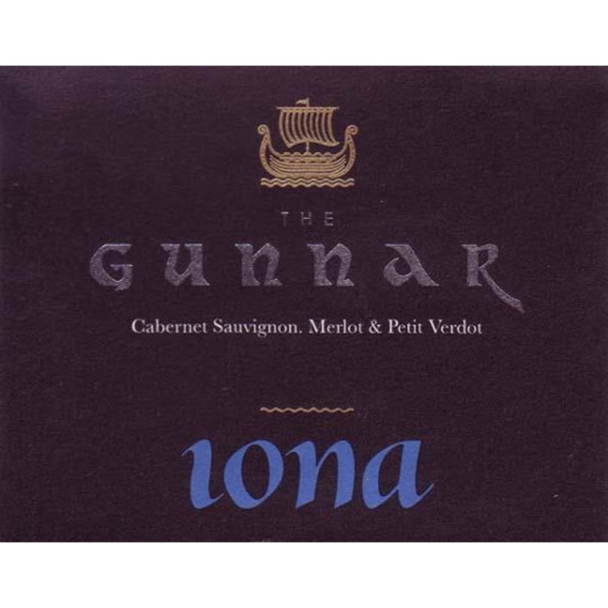 Iona The Gunnar 2007 Front Label