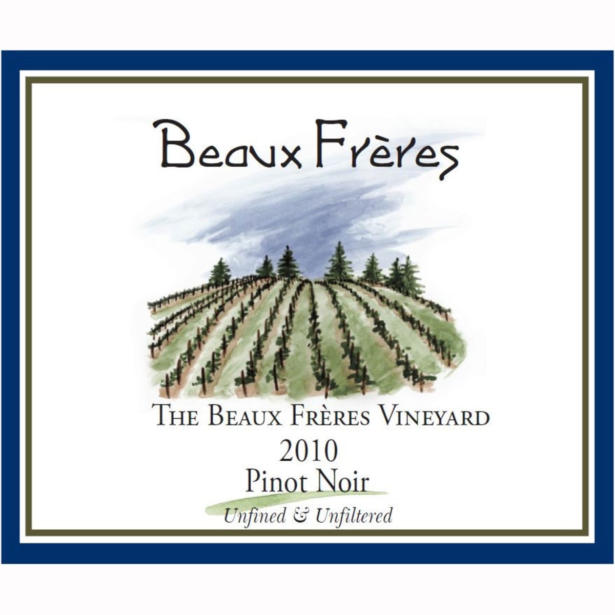 Beaux Freres The Beaux Freres Vineyard Pinot Noir (1.5 Liter Magnum) 2010 Front Label