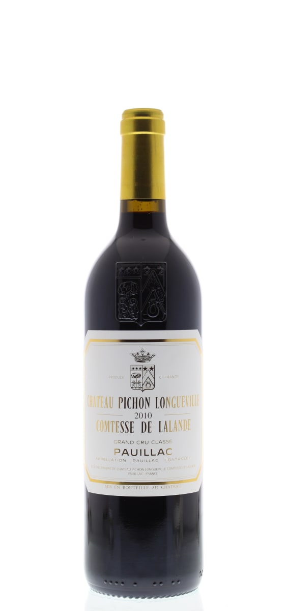 Chateau Pichon Longueville Comtesse de Lalande  2010 Front Bottle Shot