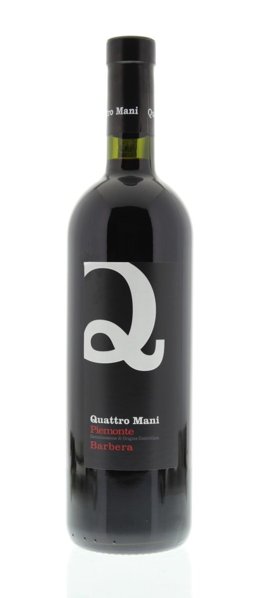 Quattro Mani Barbera 2010 Front Bottle Shot