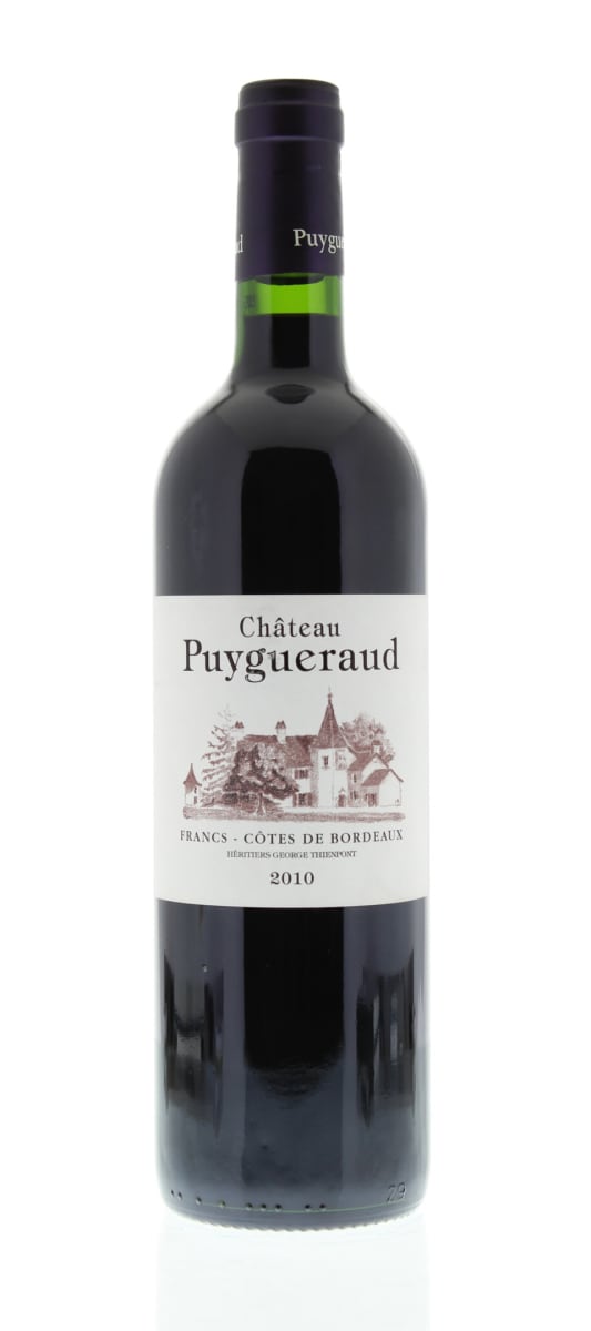 Chateau Puygueraud  2010 Front Bottle Shot