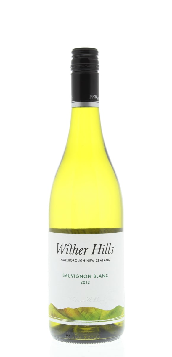 Wither Hills Sauvignon Blanc 2012 Front Bottle Shot