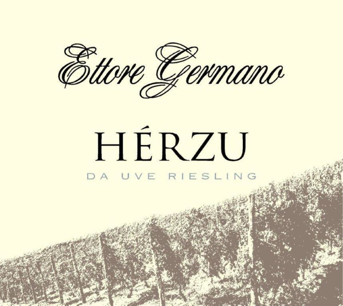 Ettore Germano Herzu Riesling 2012 Front Label