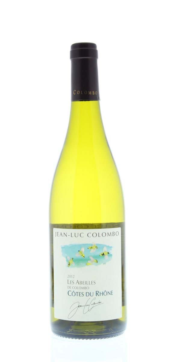 Jean-Luc Colombo Cotes du Rhone Les Abeilles Blanc 2012 Front Bottle Shot