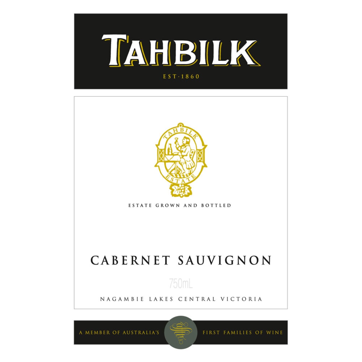 Tahbilk Cabernet Sauvignon 2009 Front Label
