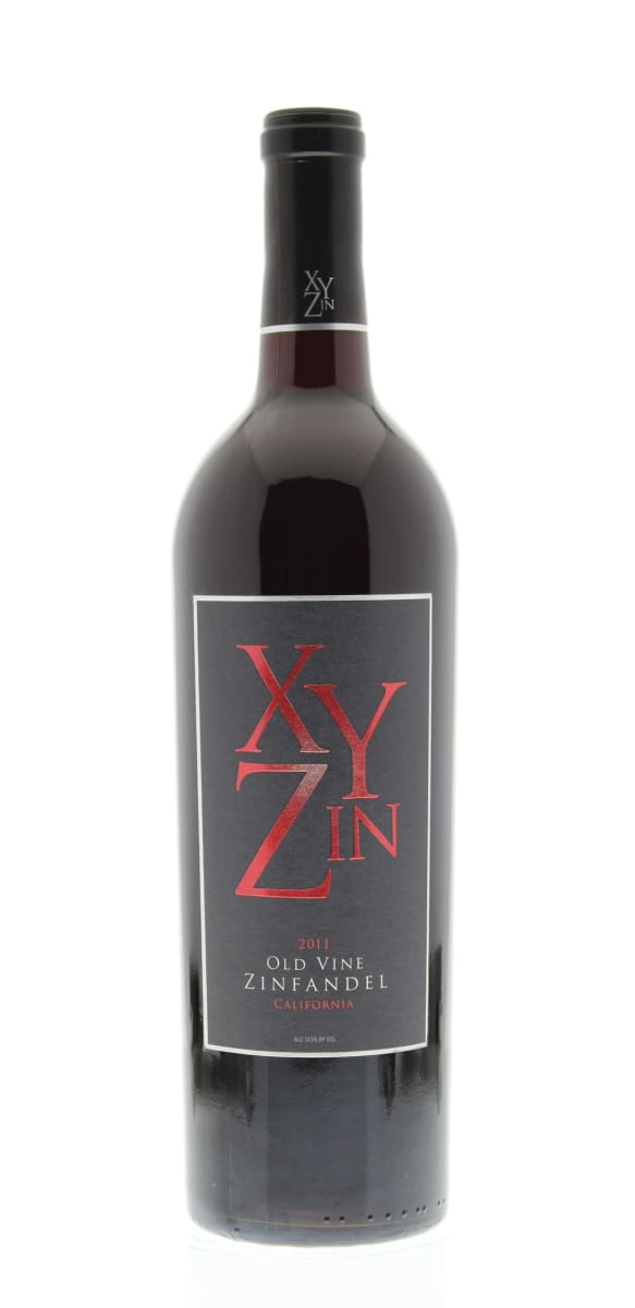 XYZin Old Vine Zinfandel 2011 Front Bottle Shot