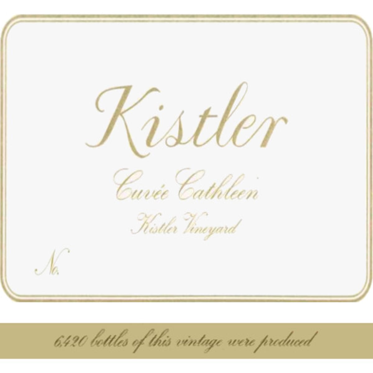 Kistler Vineyards Cuvee Cathleen Chardonnay 2004 Front Label
