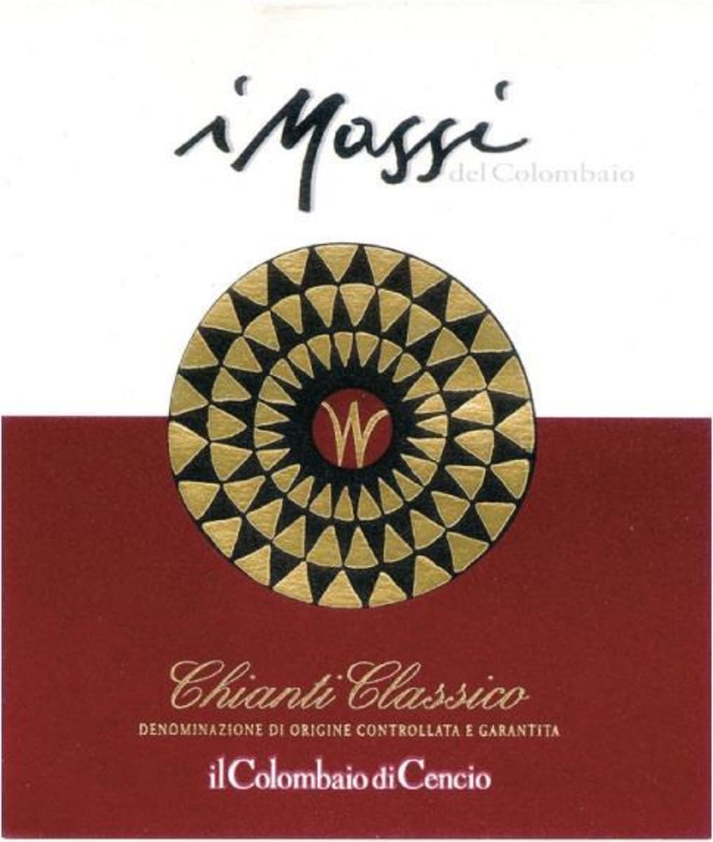 Colombaio di Cencio I Massi Chianti Classico 2010 Front Label