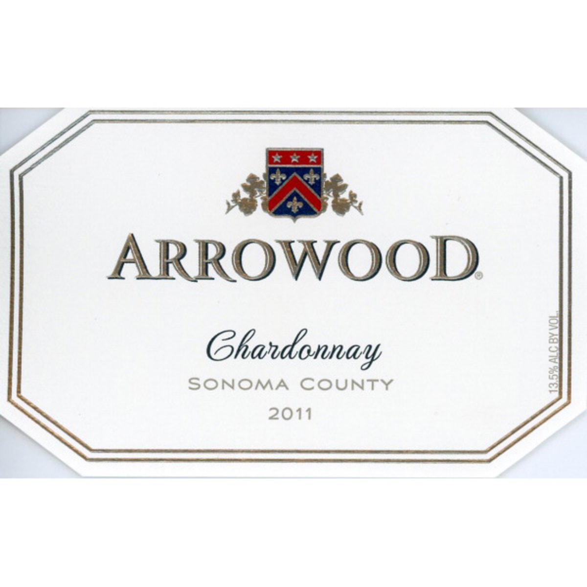 Arrowood Sonoma Chardonnay 2011 Front Label