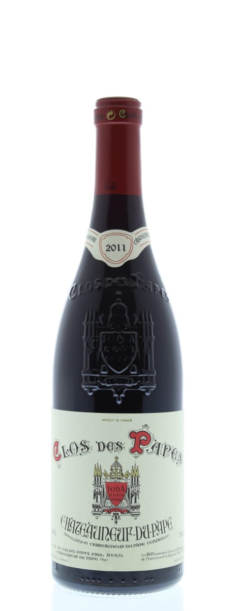 Clos des Papes Chateauneuf-du-Pape 2011 Front Bottle Shot