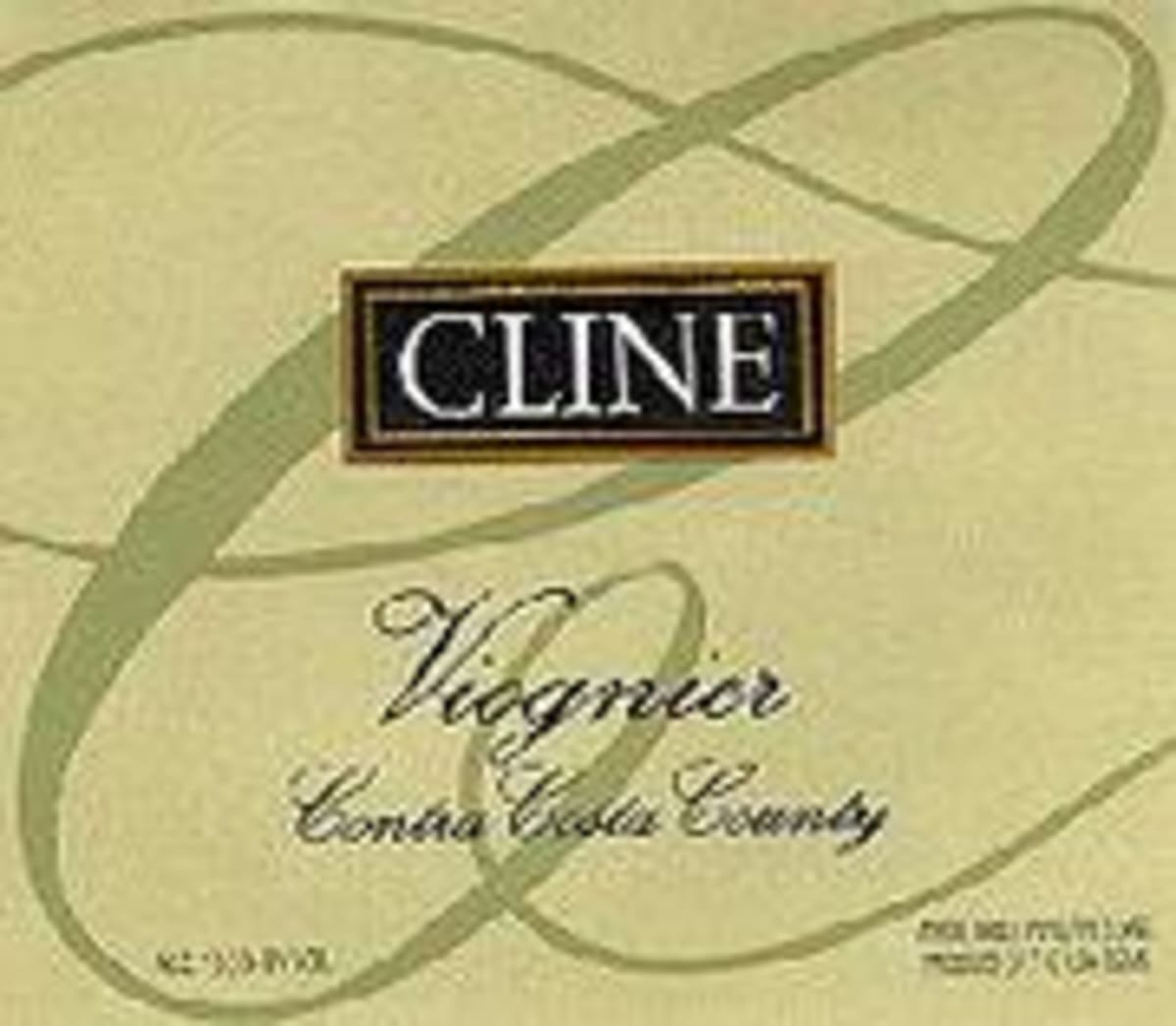 Cline Viognier 1999 Front Label