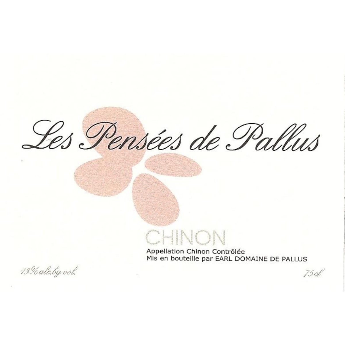 Domaine de Pallus Chinon Les Pensees de Pallus 2011 Front Label