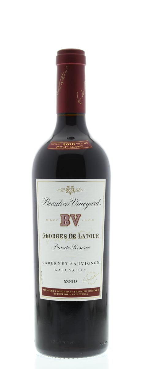 Beaulieu Vineyard Georges de Latour Private Reserve 2010 Front Bottle Shot