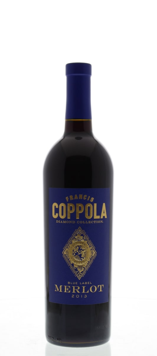 Francis Ford Coppola Diamond Collection Merlot 2012 Front Bottle Shot