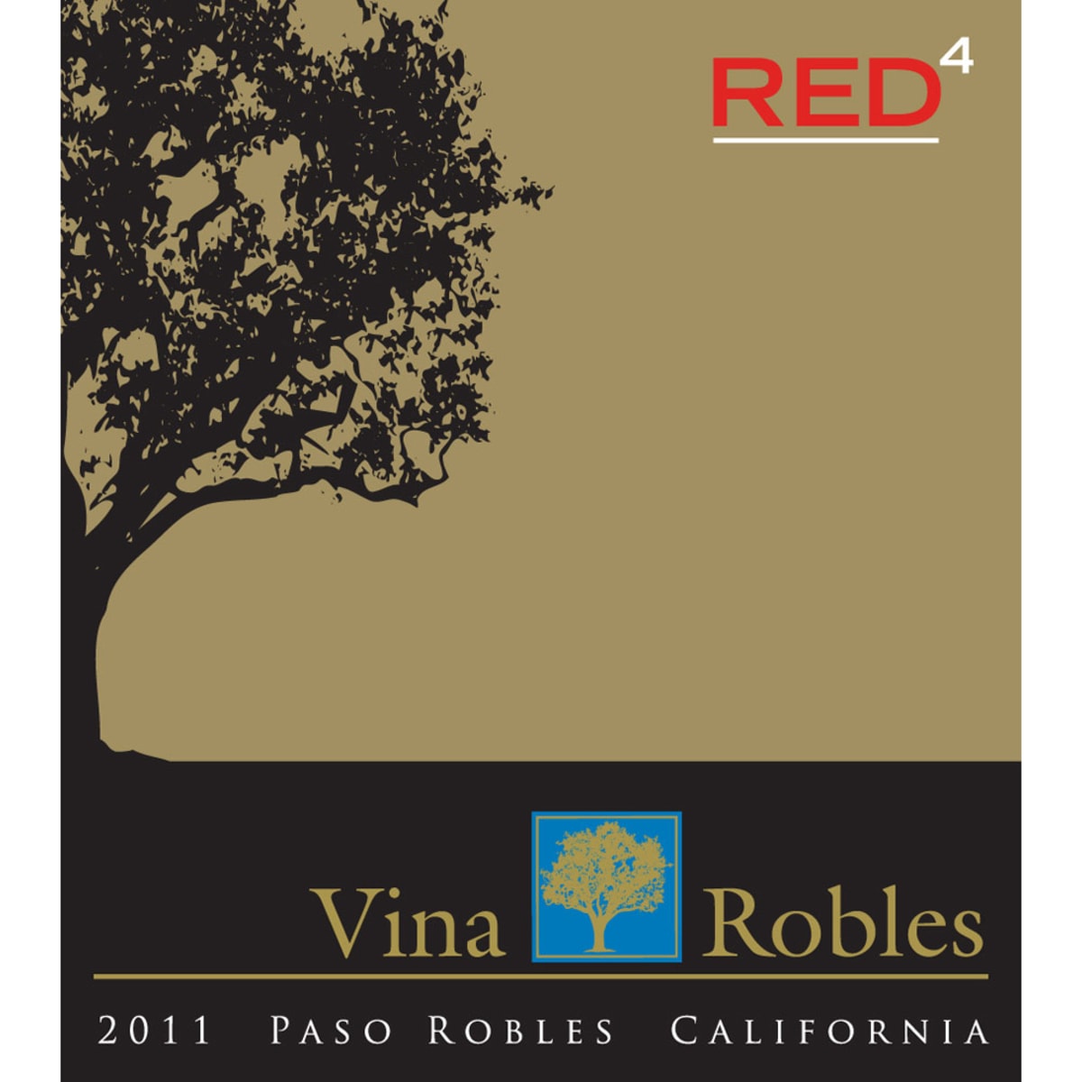 Vina Robles Red4 2011 Front Label