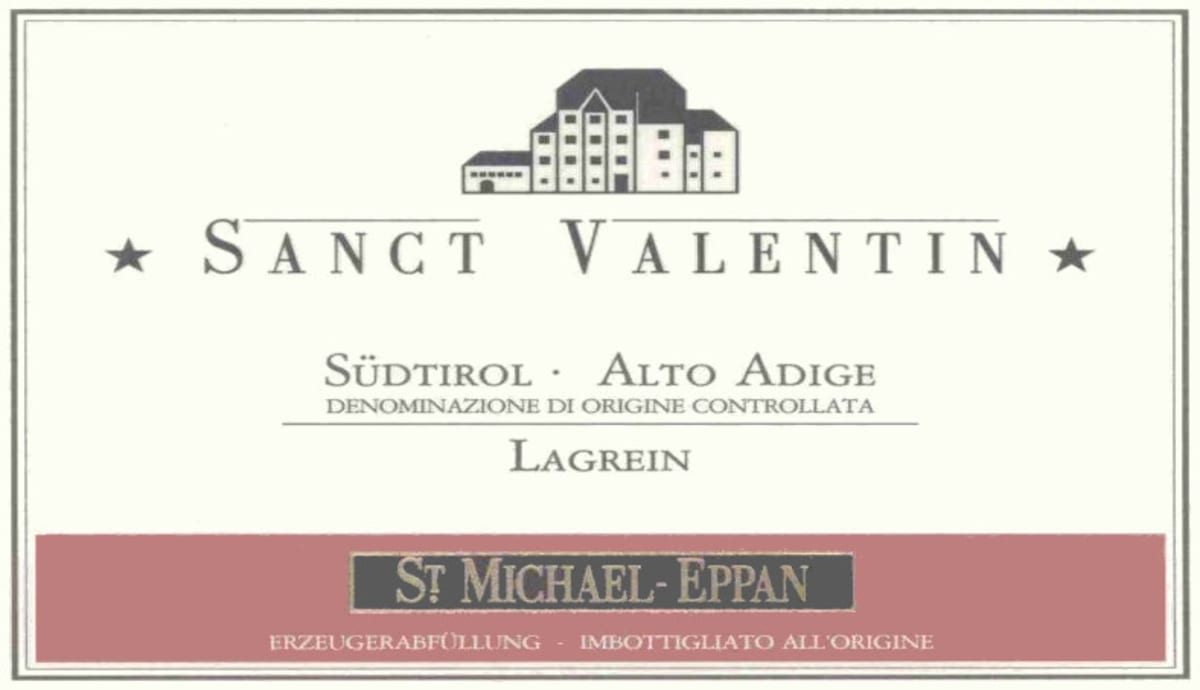 St. Michael-Eppan Sudtirol - Alto Adige Sanct Valentin Lagrein 2010 Front Label