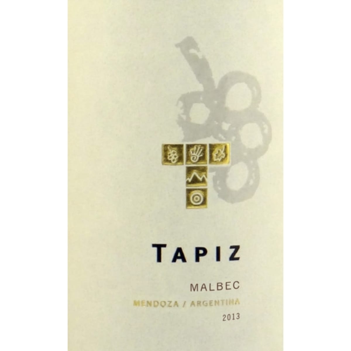 Tapiz Malbec 2013 Front Label