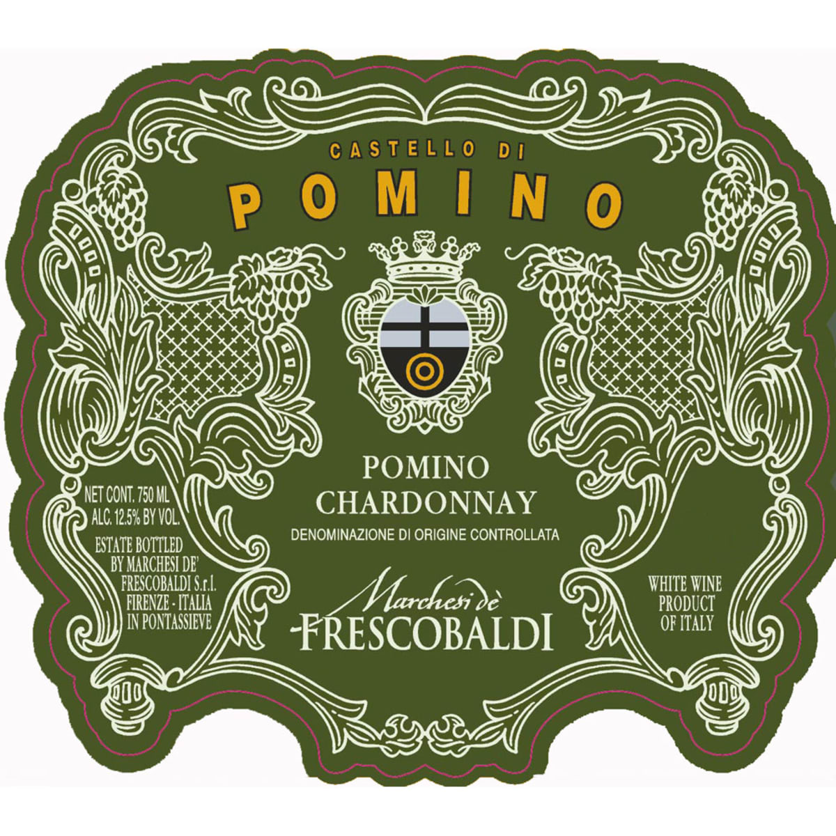 Frescobaldi Pomino Bianco 2012 Front Label