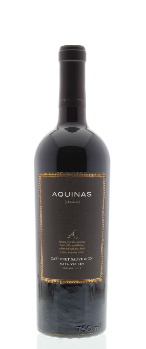 Aquinas Cabernet Sauvignon 2012 Front Bottle Shot