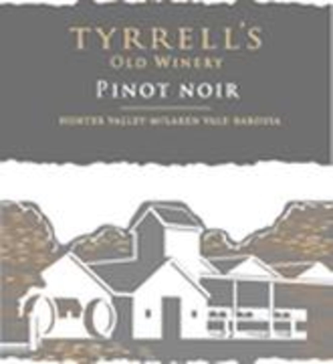 Tyrrell's Old Winery Pinot Noir 1999 Front Label