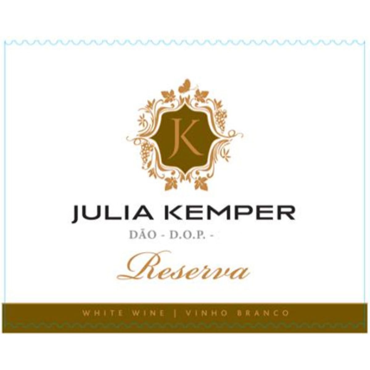 Julia Kemper White Reserve 2012 Front Label