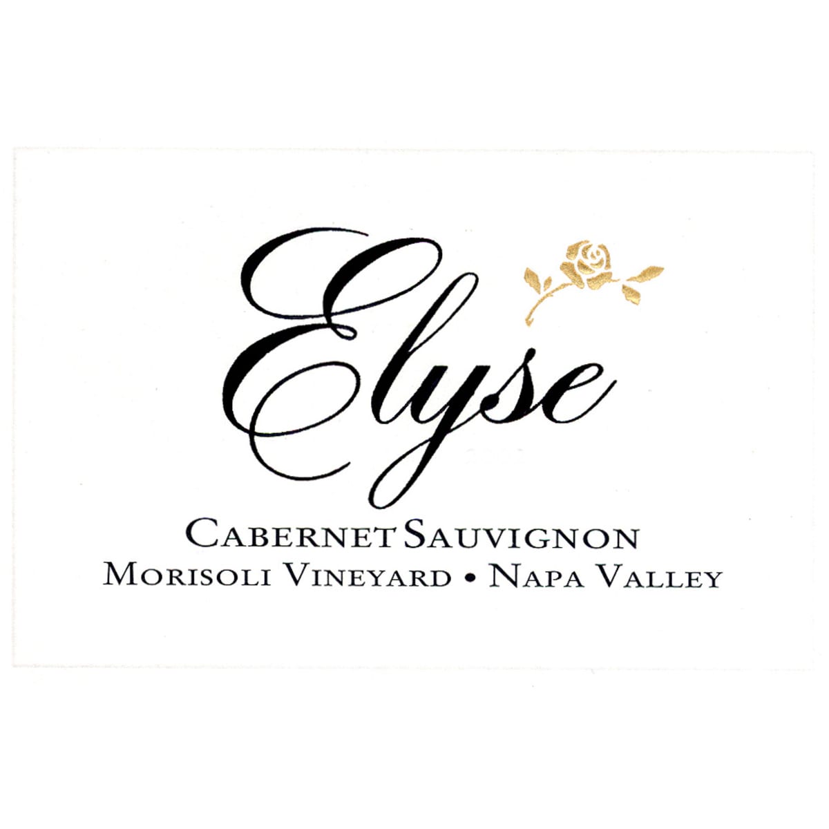 Elyse Morisoli Vineyard Cabernet Sauvignon 2005 Front Label