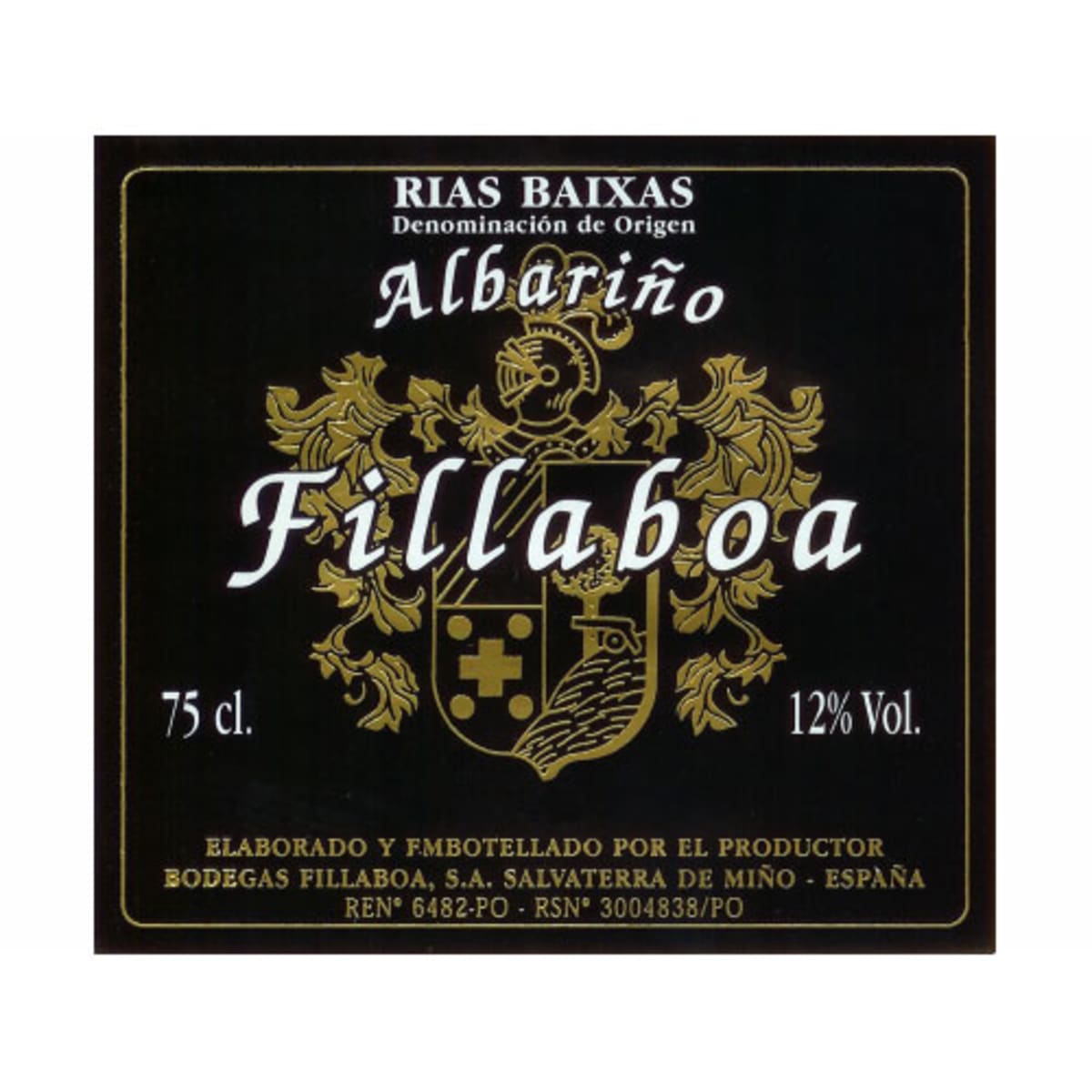 Bodegas Fillaboa Albarino Seleccion Finca Monte Alto 2011 Front Label