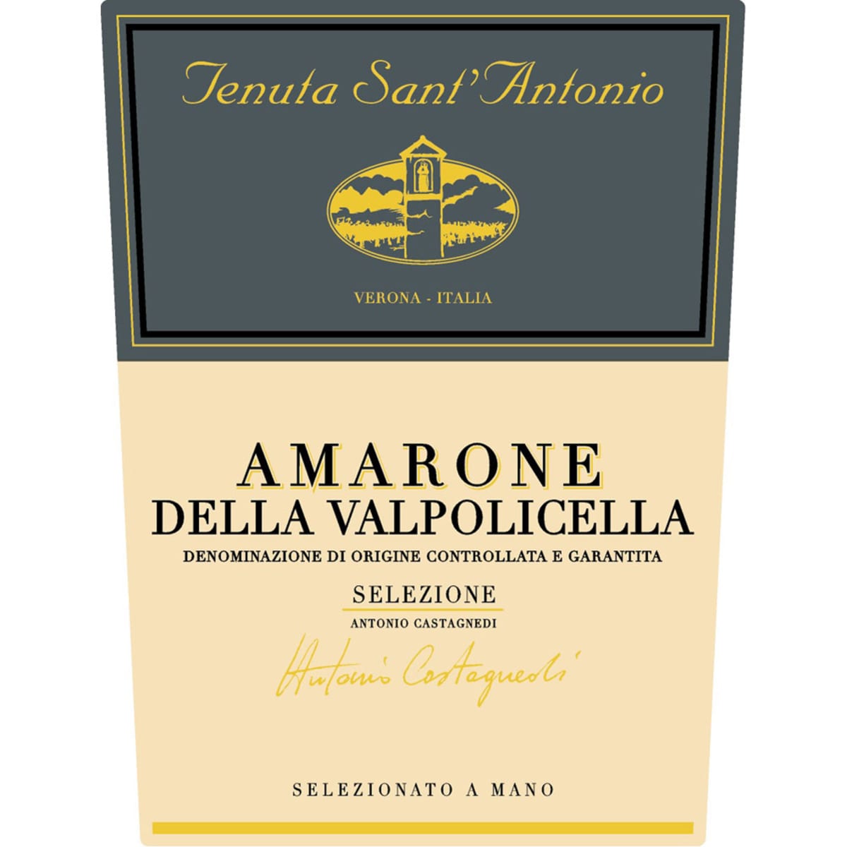Tenuta Sant'Antonio Amarone Selezione Antonio Castagnedi 2011 Front Label