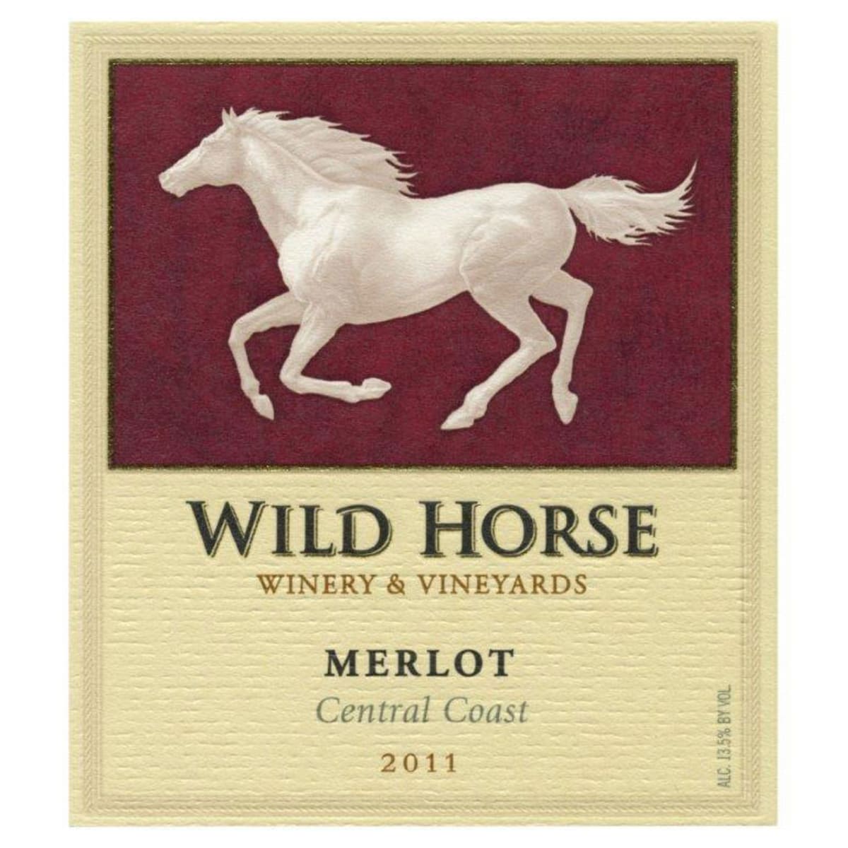 Wild Horse Merlot 2011 Front Label