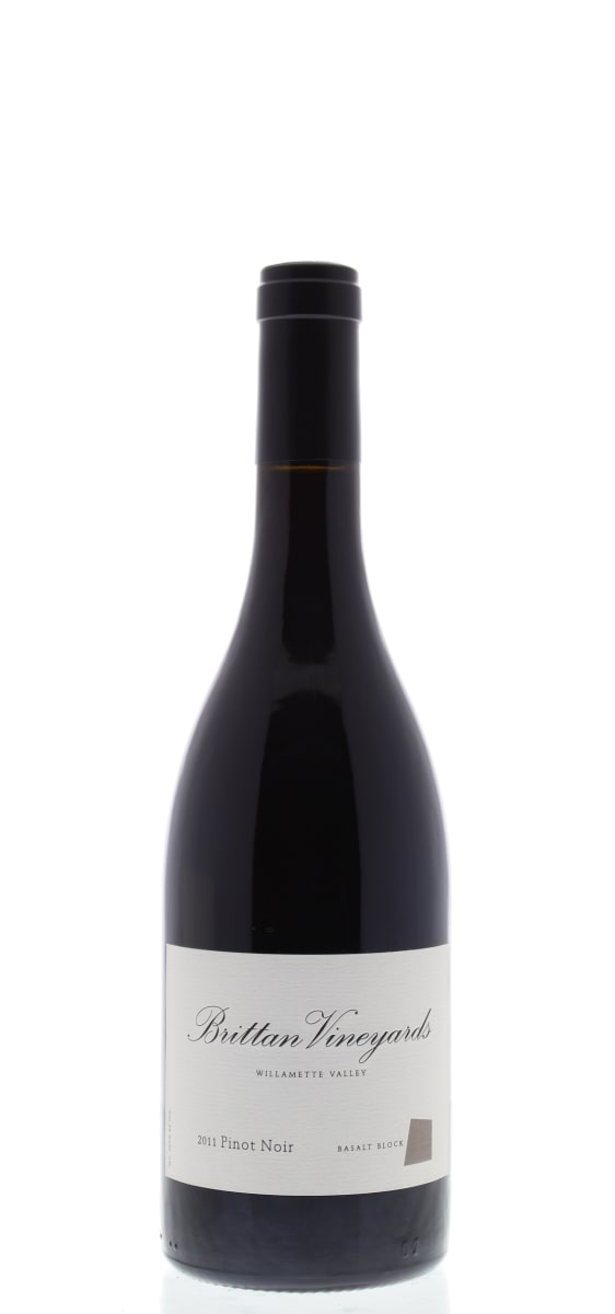 Brittan Basalt Block Pinot Noir 2011 Front Bottle Shot
