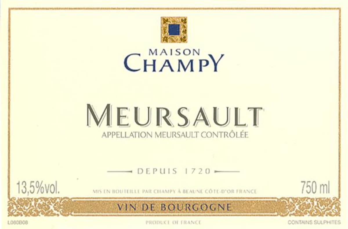 Maison Champy Meursault 2014 Front Label