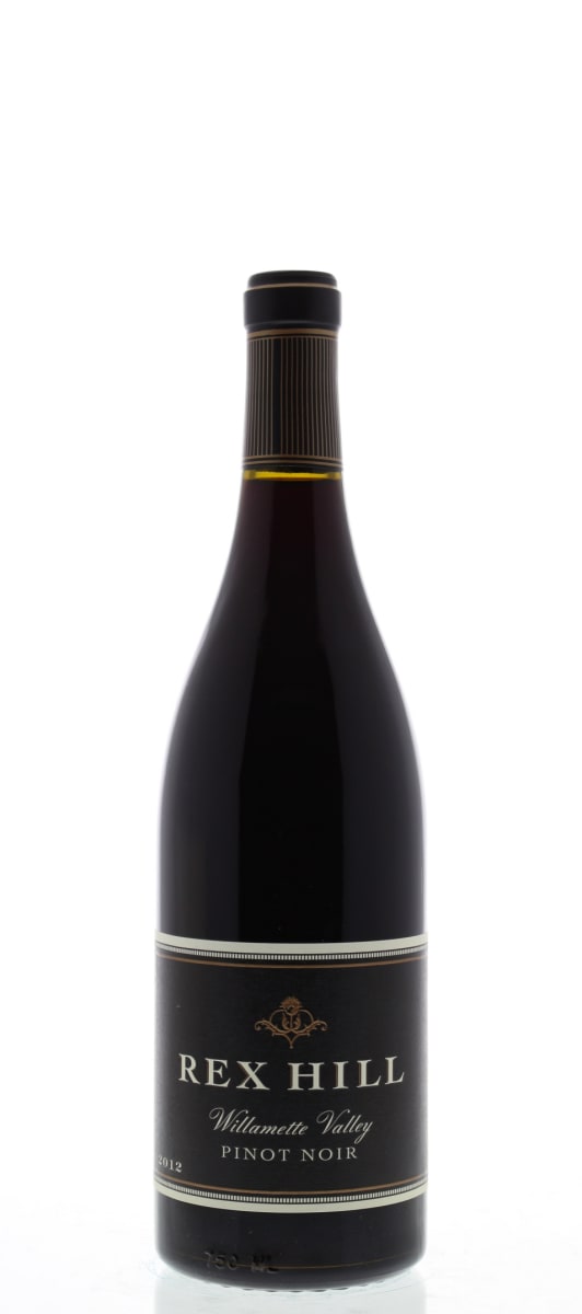 Rex Hill Willamette Valley Pinot Noir 2012 Front Bottle Shot