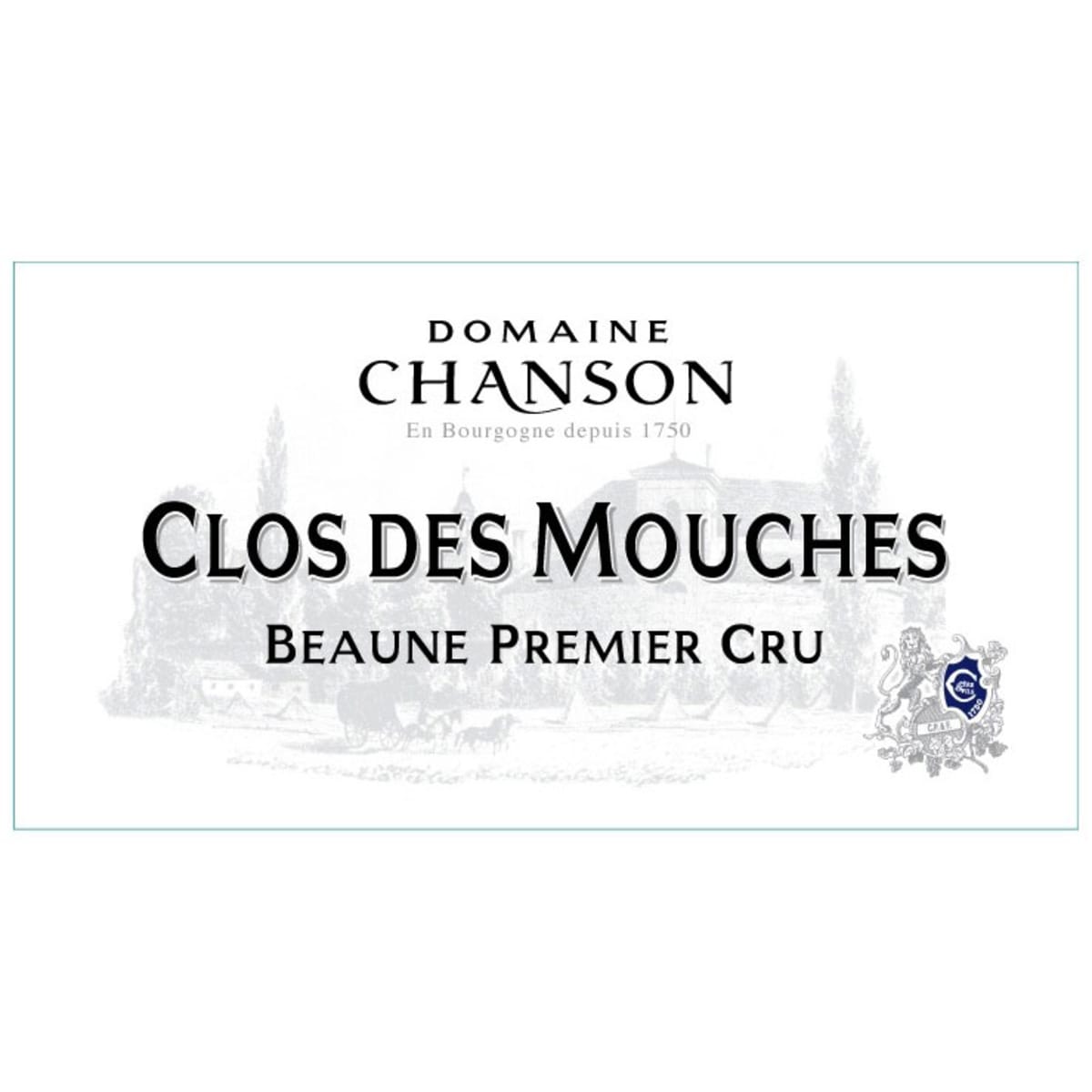 Chanson Pere & Fils Beaune Clos des Mouches Blanc Premier Cru 2010 Front Label