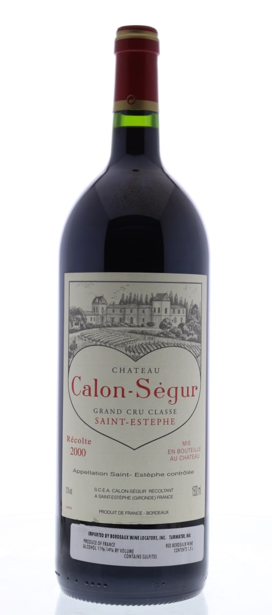 Chateau Calon-Segur (1.5 Liter Magnum) 2000 Front Bottle Shot