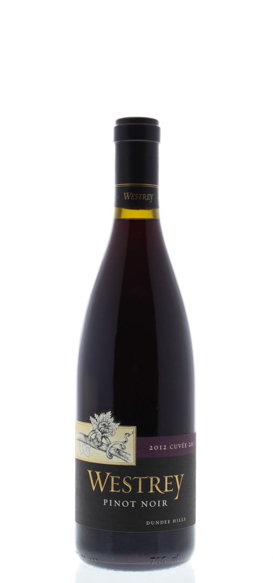 Westrey Cuvee 20 Pinot Noir 2012 Front Bottle Shot