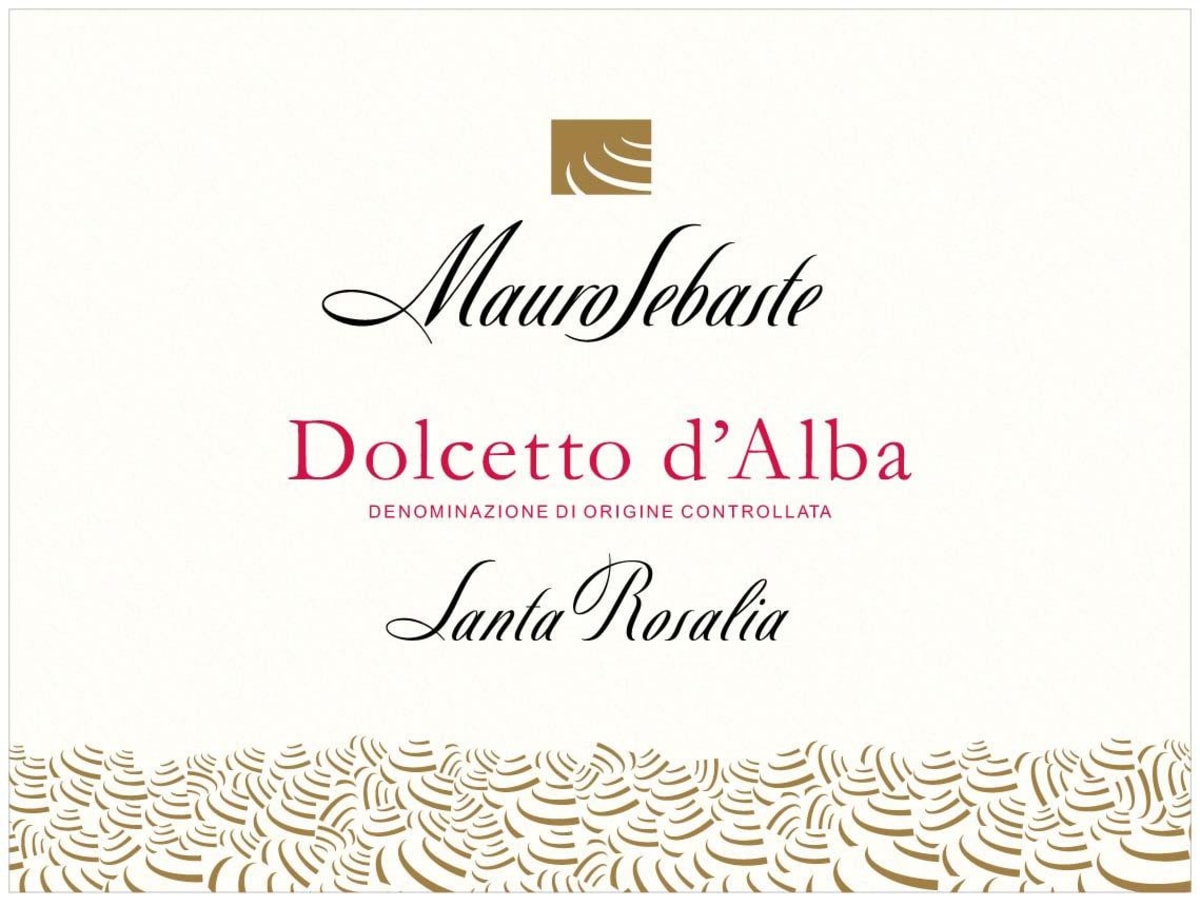 Mauro Sebaste Vigna Santa Rosalia Dolcetto d'Alba 2009 Front Label