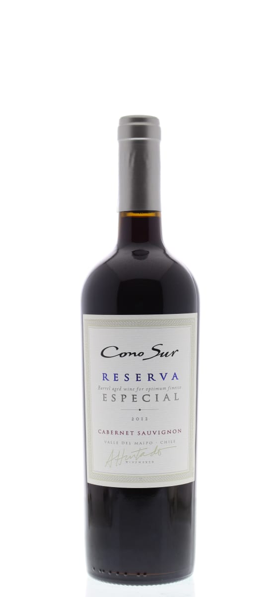 Cono Sur Reserva Especial Cabernet Sauvignon 2012 Front Bottle Shot