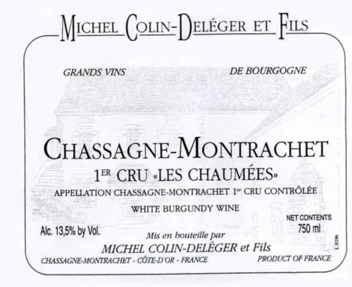 Colin-Deleger Les Chaumees 2002 Front Label