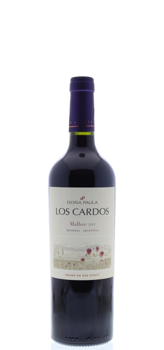 Dona Paula Los Cardos Malbec 2013 Front Bottle Shot