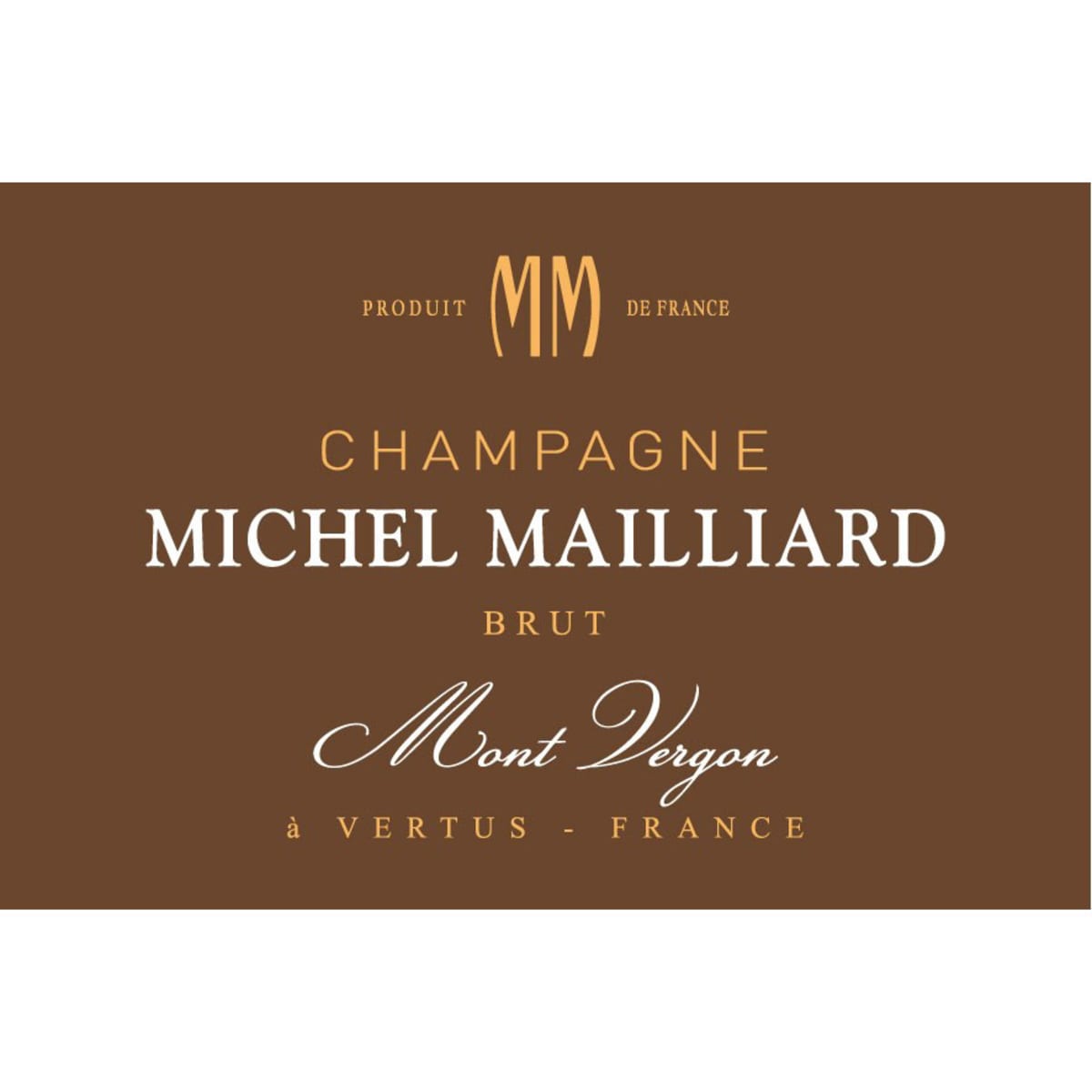 Michel Mailliard Mont Vergon Brut 2005 Front Label