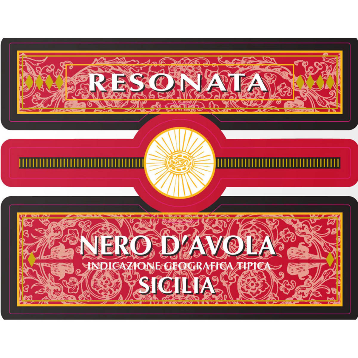 Resonata Nero d'Avola 2013 Front Label