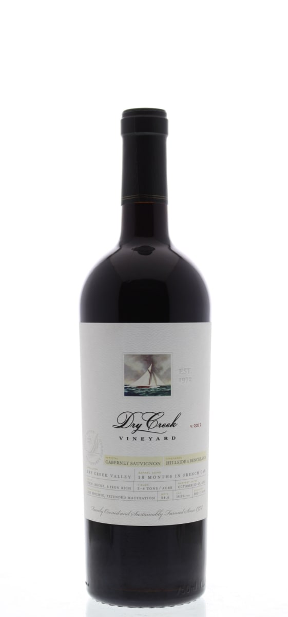 Dry Creek Vineyard Cabernet Sauvignon 2012 Front Bottle Shot