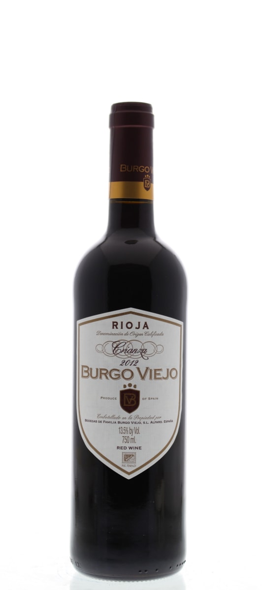 Burgo Viejo Rioja Crianza 2012 Front Bottle Shot